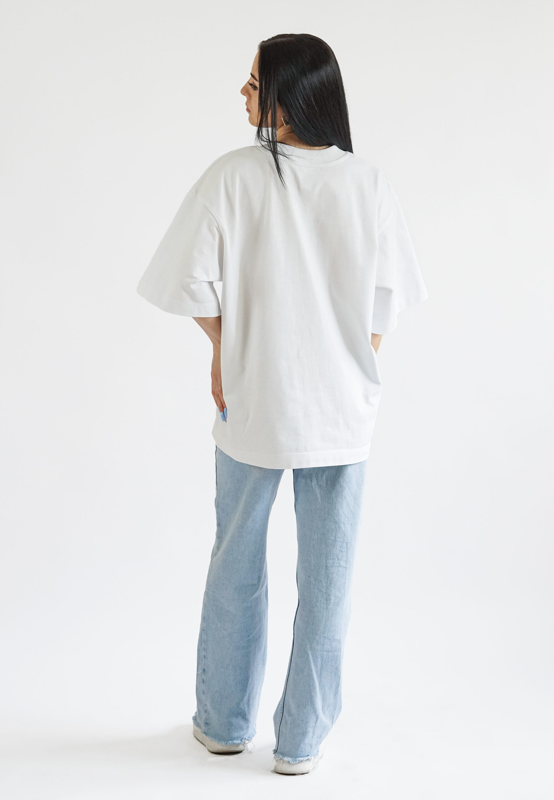 T-shirt white feather – Bild 3
